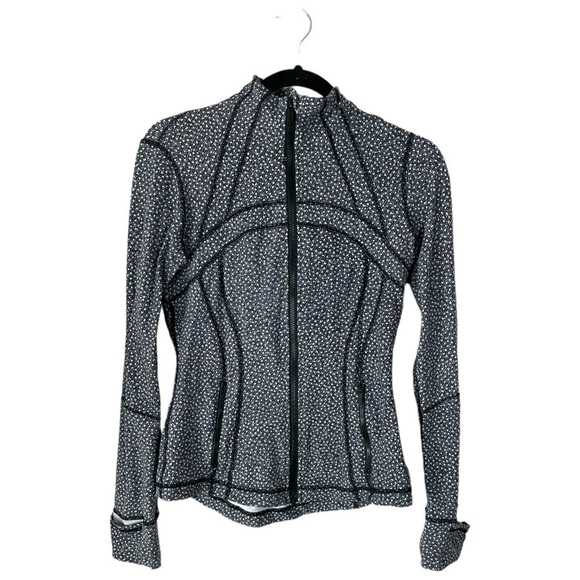 lululemon athletica Jackets & Blazers - Lululemon Define Jacket Frozen Fizz White Black Size 6